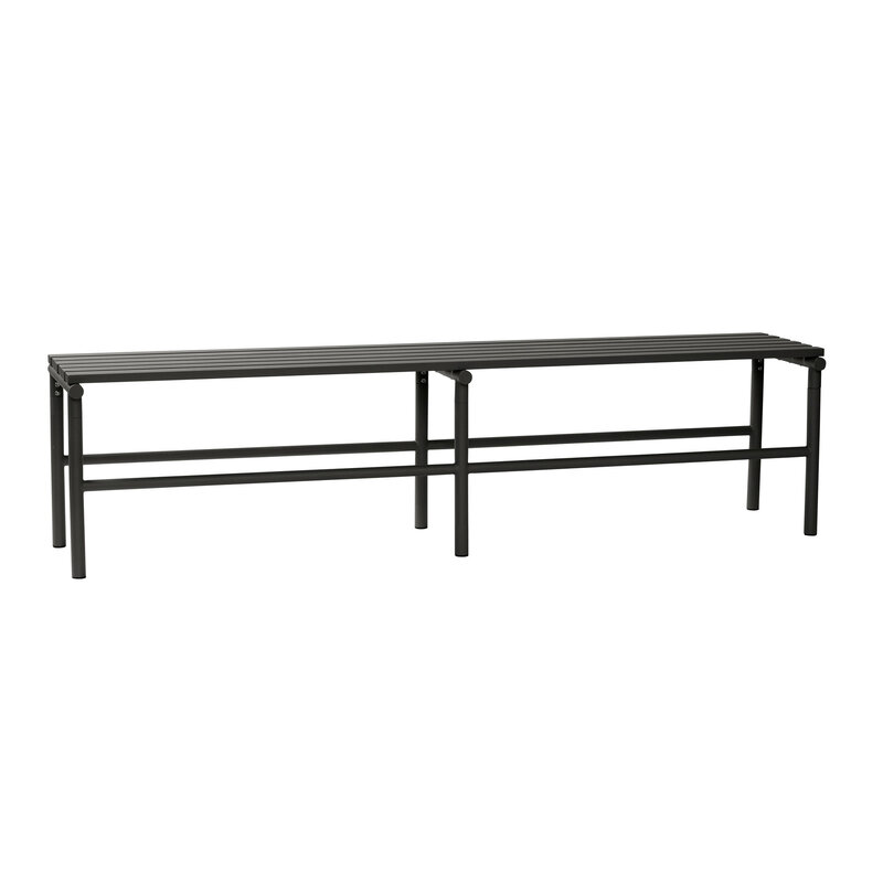 Hübsch-collectie Villa Bench Double Black