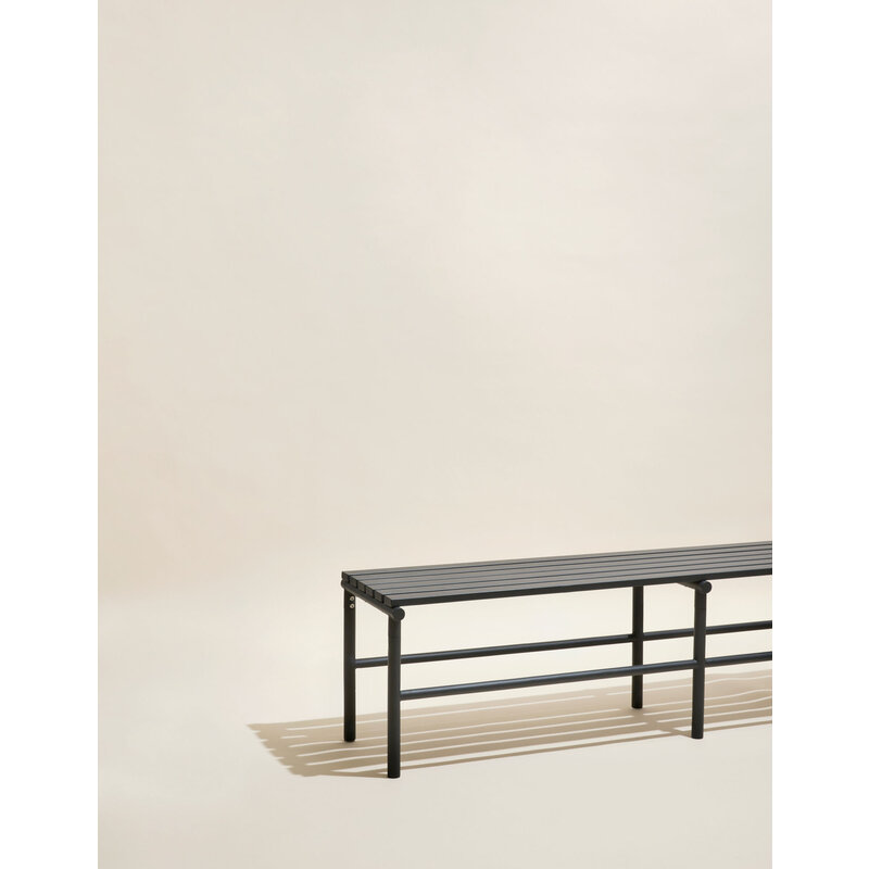 Hübsch-collectie Villa Bench Double Black