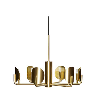 Hübsch Pomp Chandelier Brass
