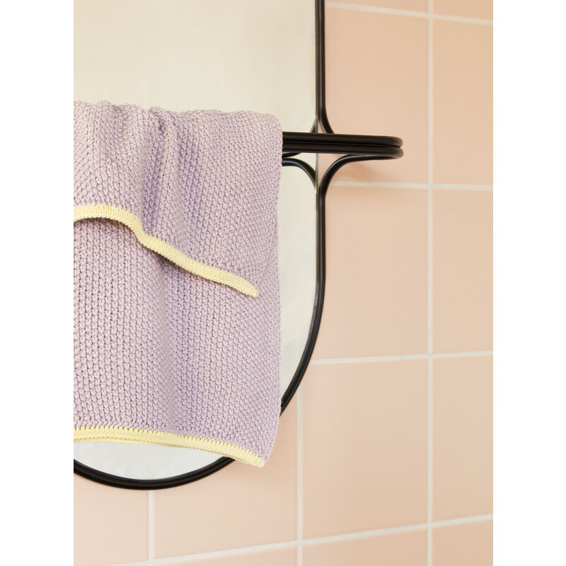 Hübsch-collectie Carry Wall Mirror Black