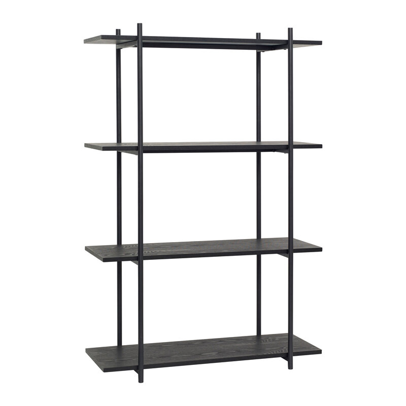 Hübsch-collectie Norm Shelf Unit Single Large Black