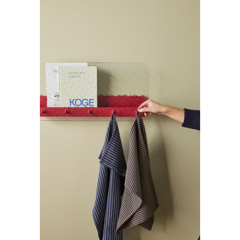 Hübsch-collectie Shack Shelf Red