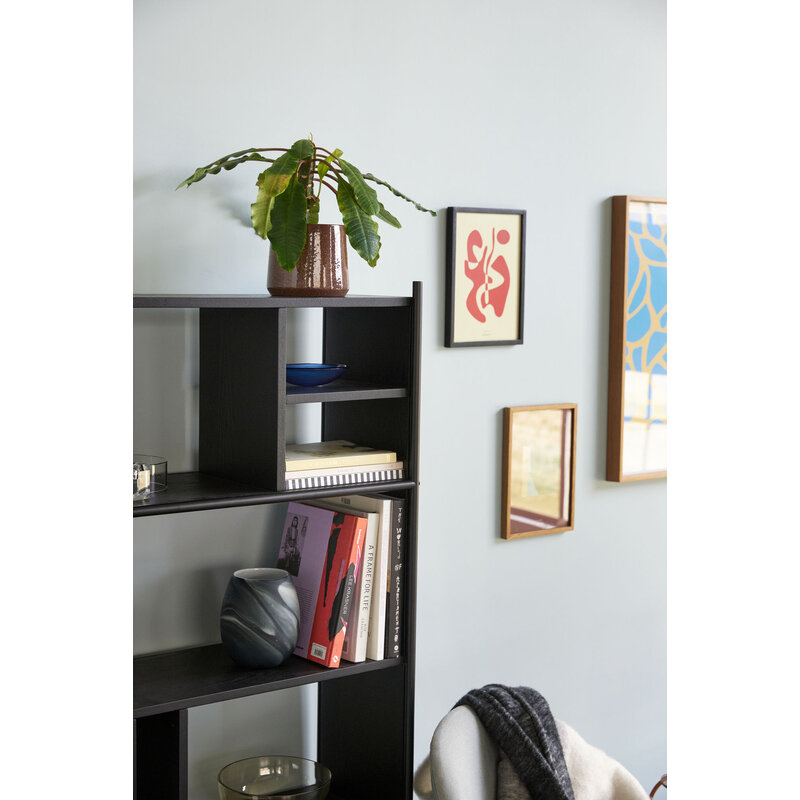 Hübsch-collectie Divide Shelf Unit Black