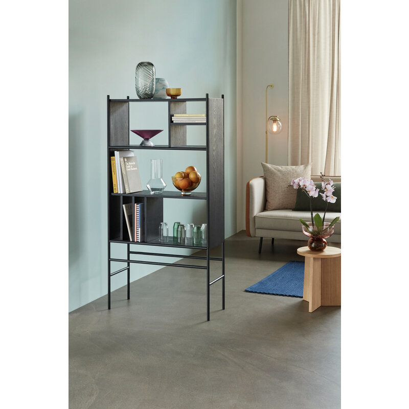 Hübsch-collectie Divide Shelf Unit Black
