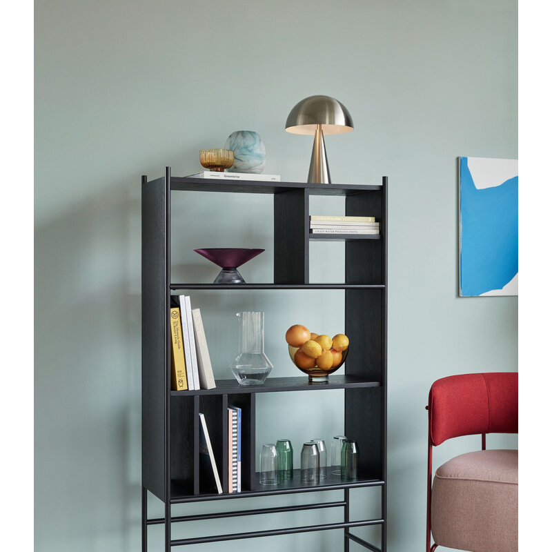 Hübsch-collectie Divide Shelf Unit Black