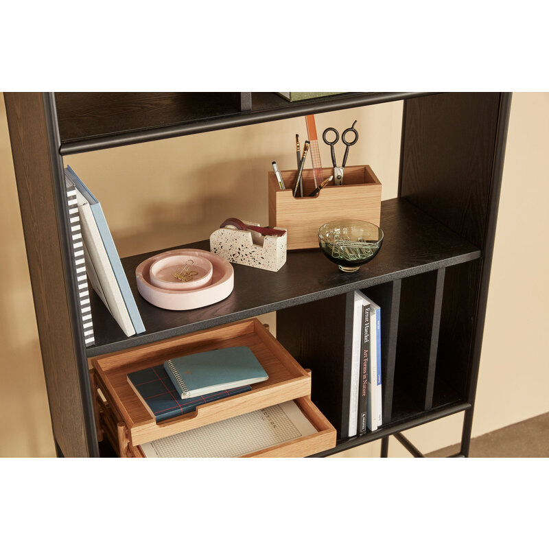Hübsch-collectie Divide Shelf Unit Black