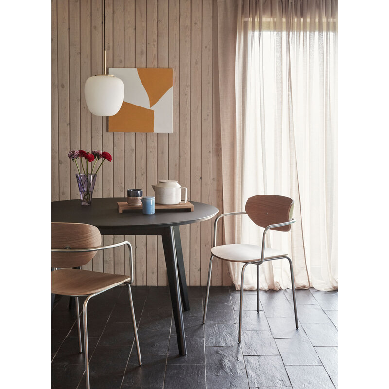Hübsch-collectie Stay Dining Table Round Black