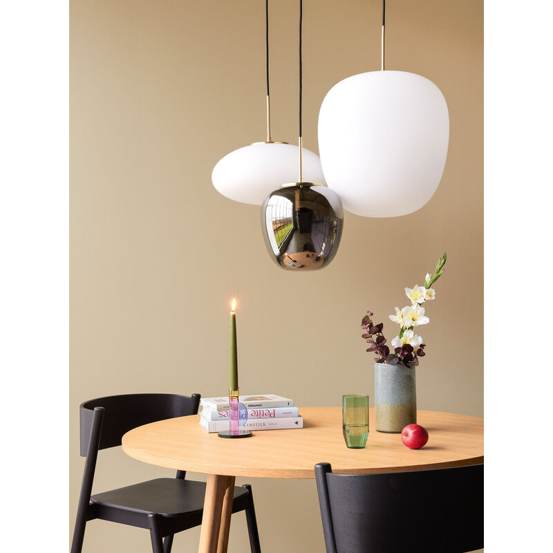 Hübsch-collectie Oblique Dining Chair Black