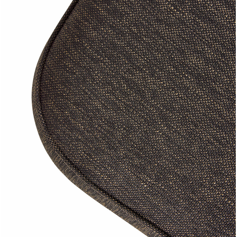 Hübsch-collectie Cube Pouffe Dark Brown