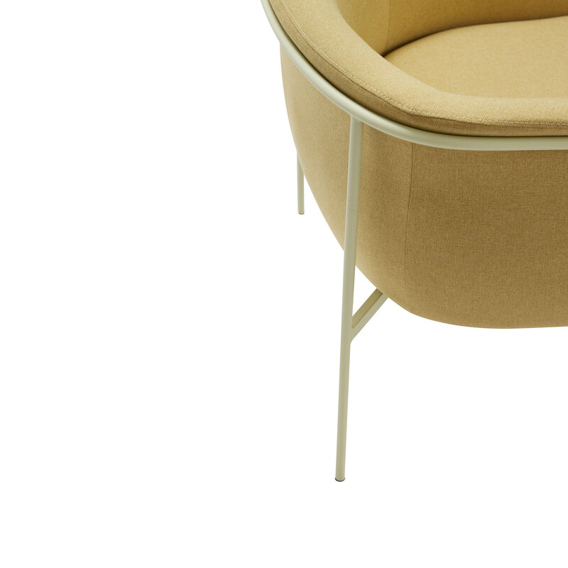 Hübsch-collectie Eyrie Lounge Chair Yellow
