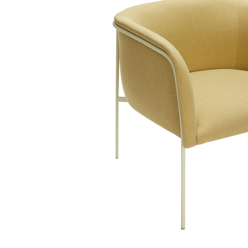 Hübsch-collectie Eyrie Lounge Chair Yellow