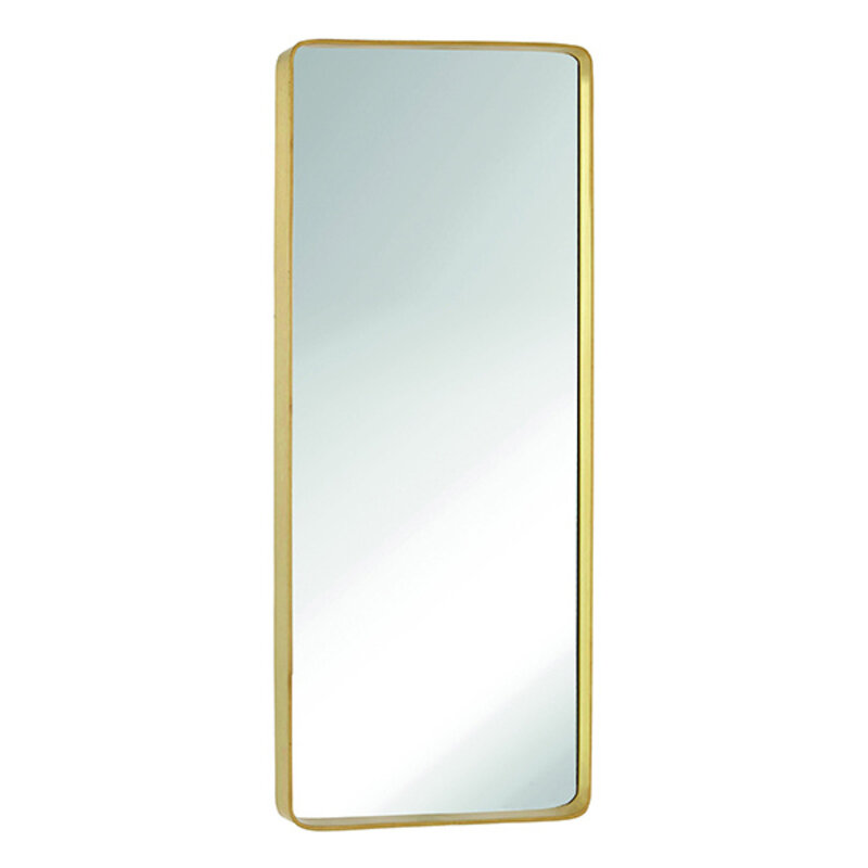 Hübsch-collectie Retro Wall Mirror Small Brass