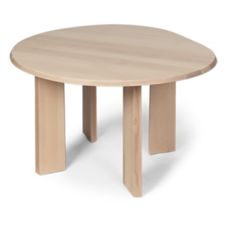 ferm LIVING Tarn eettafel 115 wit geolied beuken