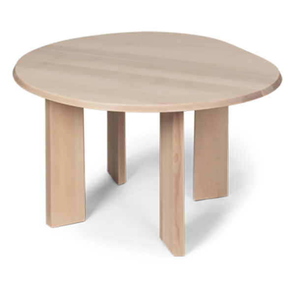 ferm LIVING-collectie Tarn eettafel 115 wit geolied beuken