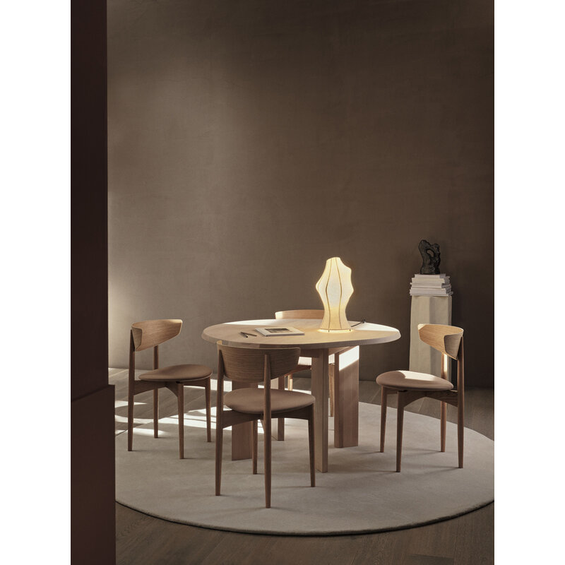 ferm LIVING-collectie Stille Getuft Vloerkleed Ø240 Gebrokenwit