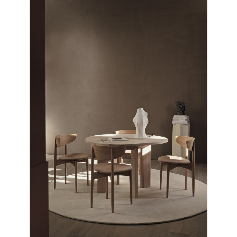 ferm LIVING-collectie Stille Getuft Vloerkleed Ø240 Gebrokenwit