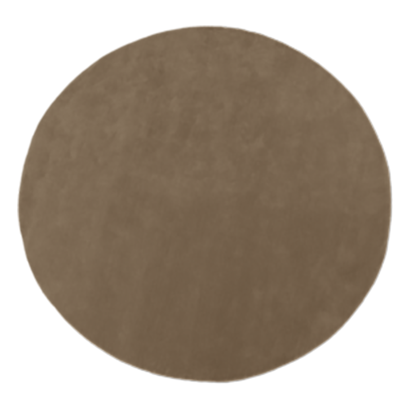 ferm LIVING-collectie Stille Tufted Rug  Ø240  Ash Brown