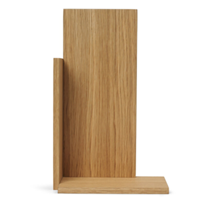 ferm LIVING-collectie Stagger wandplank  Hoog Geolied Eiken