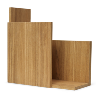ferm LIVING Stagger Shelf  Square  Oiled Oak