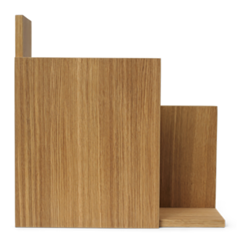 ferm LIVING-collectie Stagger Shelf  Square  Oiled Oak