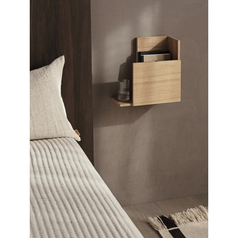 ferm LIVING-collectie Stagger Shelf  Square  Oiled Oak