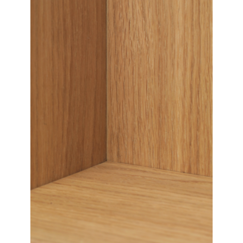 ferm LIVING-collectie Stagger Shelf  Low  Oiled Oak