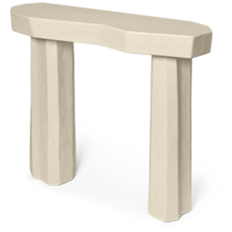 ferm LIVING Staffa Consoletafel Ivoor