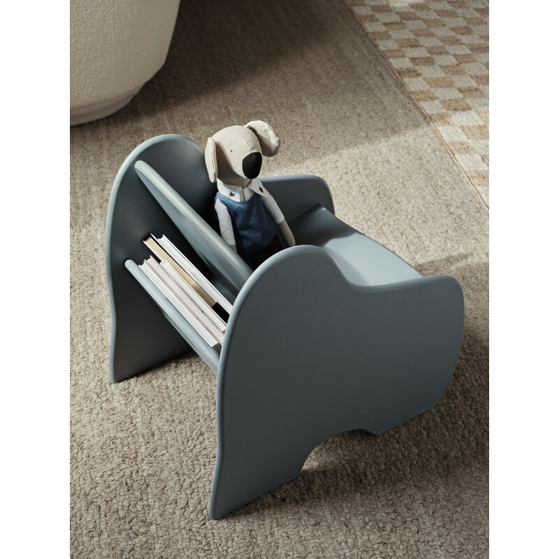 ferm LIVING-collectie Slope Lounge Chair  Storm