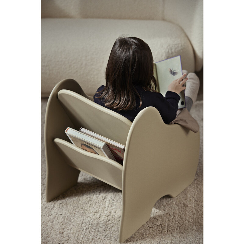 ferm LIVING-collectie Slope Lounge Chair  Cashmere