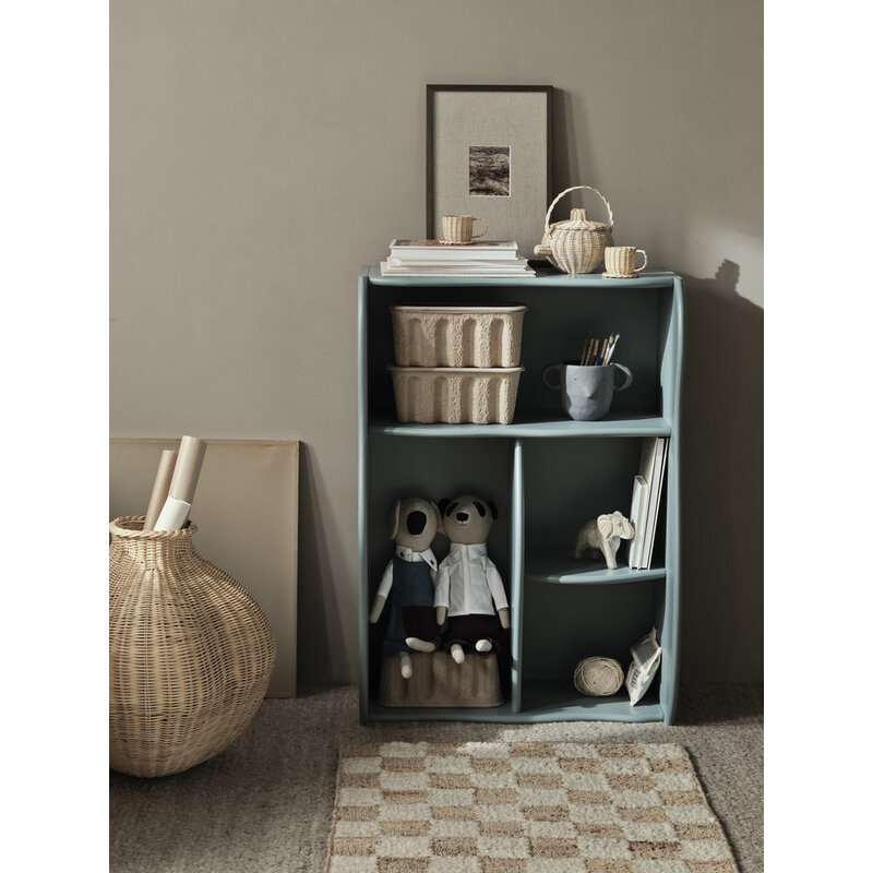 ferm LIVING-collectie Slope Bookcase  Storm