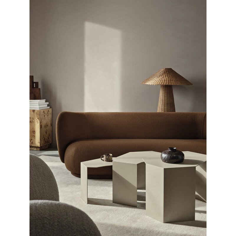ferm LIVING-collectie Shard Cluster Tables  Set of 3  Cashmere