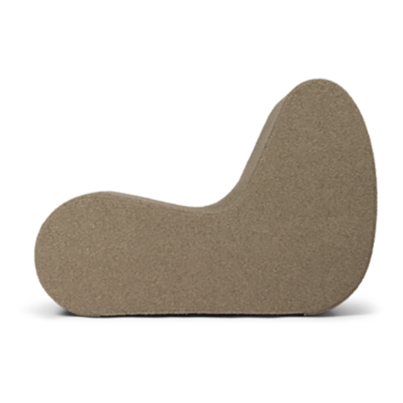 ferm LIVING-collectie Rouli Midden module Puur bouclézand