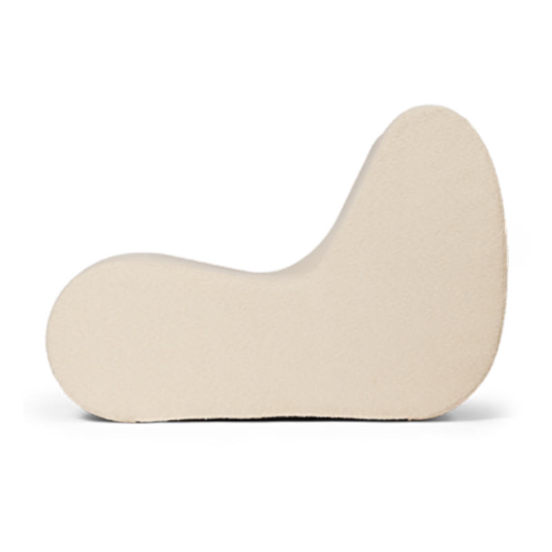 ferm LIVING-collectie Rouli Midden module Pure Bouclé Offwhite