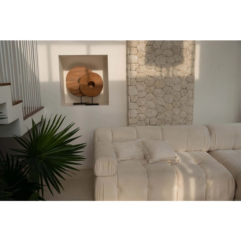 Bazar Bizar-collectie De Oh My Gee Kussenhoes - Cream - 30x50