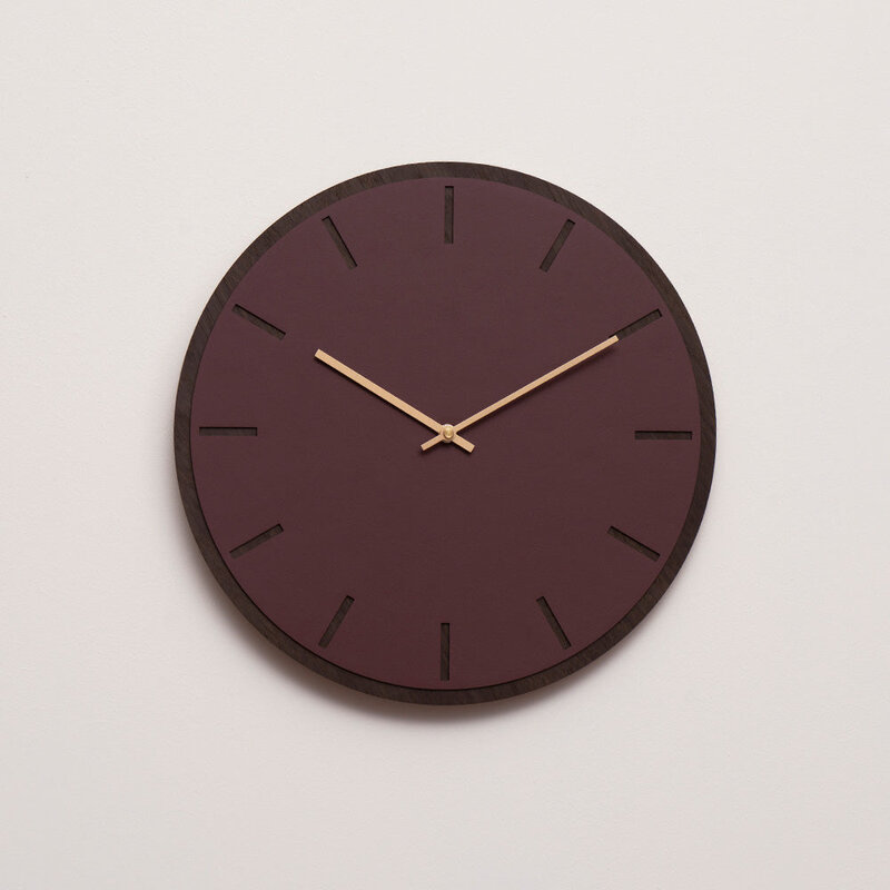 Hemverk-collectie Dark oak burgundy