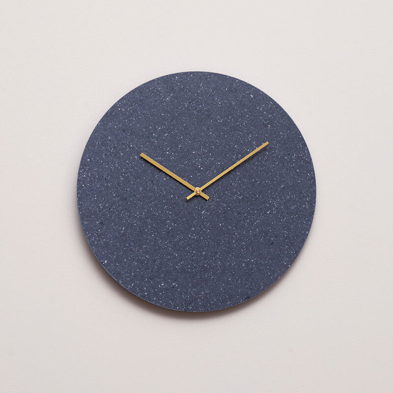 Hemverk-collectie Wandklok Really blauw
