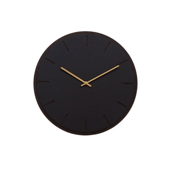 Hemverk-collectie Wandklok donker eiken - nero