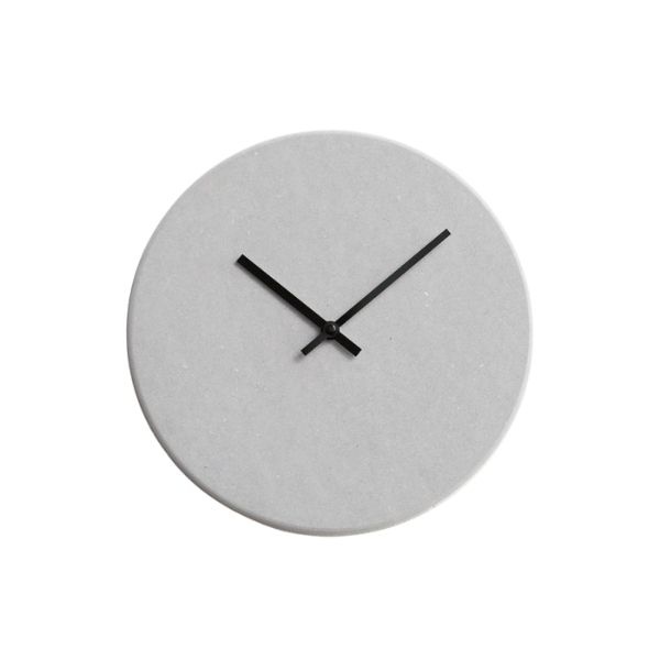 Hemverk-collectie Wandklok Shape lichtgrijs