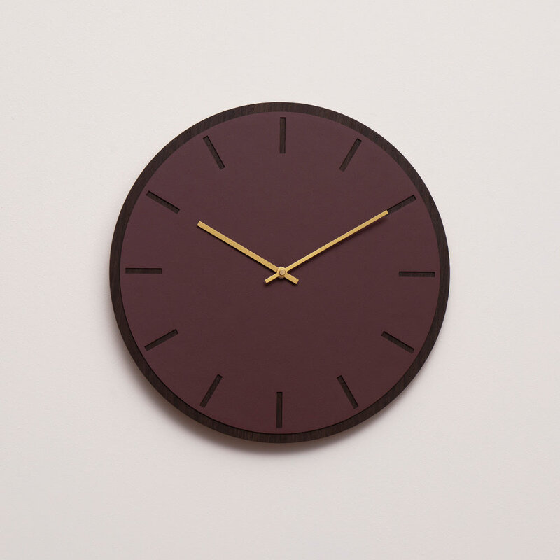 Hemverk-collectie Dark oak burgundy