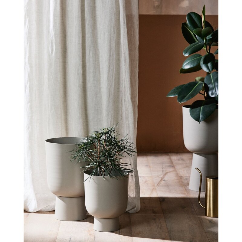 Nordal-collectie GALOA plantenbak  S - beige