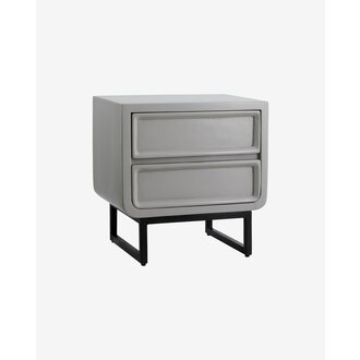 Nordal LEDRO night stand - grey