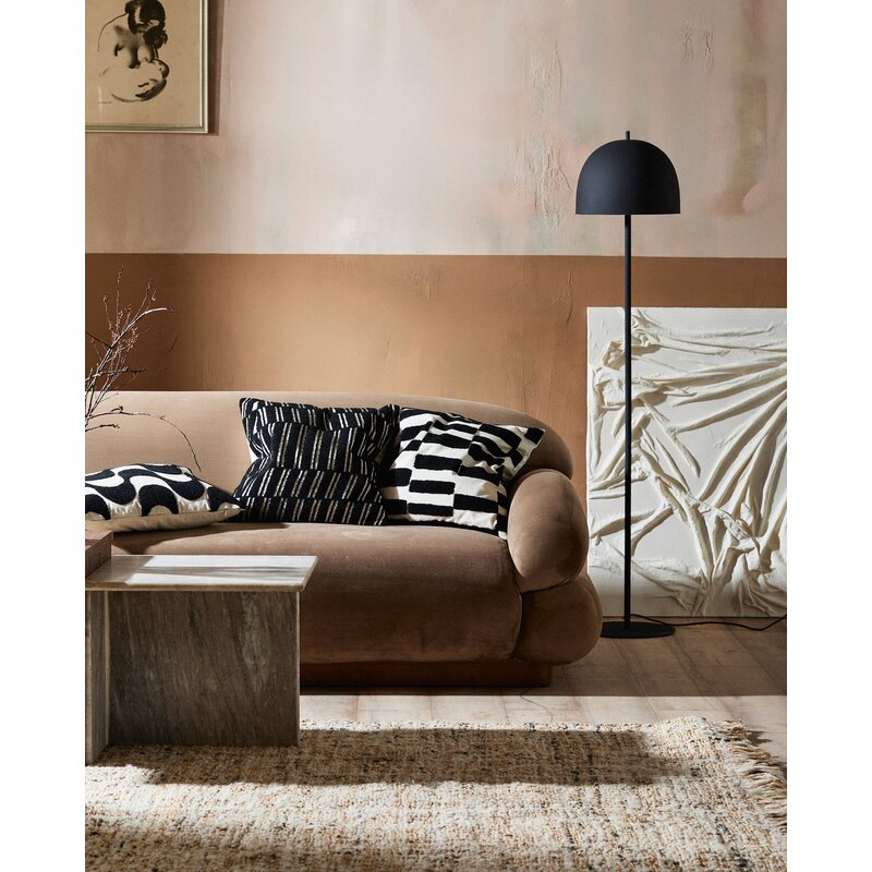 Nordal-collectie BEID cushion cover - ivory/black