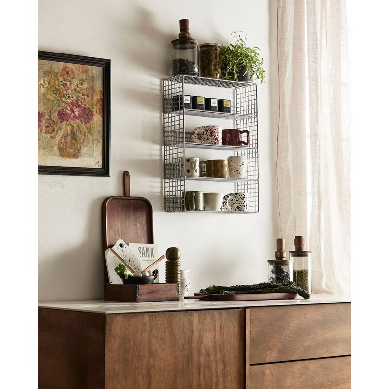 Nordal-collectie KIKORI plank - chroom