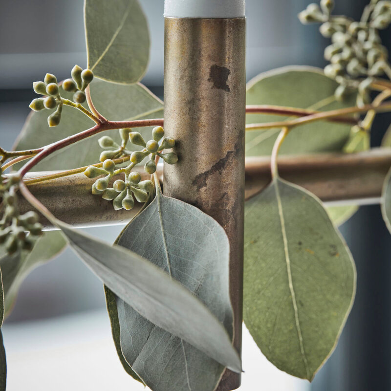 House Doctor-collectie Kandelaar, HDMaxi, Antieke koperen afwerking