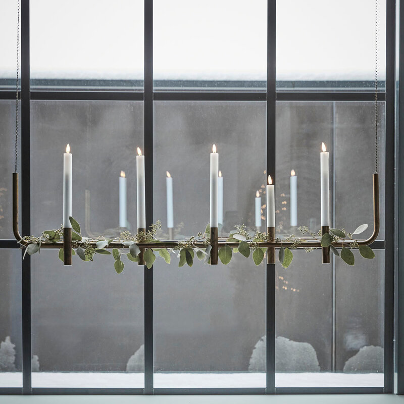 House Doctor-collectie Kandelaar Maxi Antieke koperen afwerking