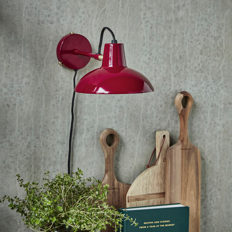House Doctor-collectie Wandlamp Desk Rood