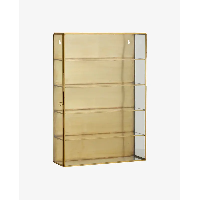 Nordal-collectie ADA wall cabinet, M, 4 shelves, gold