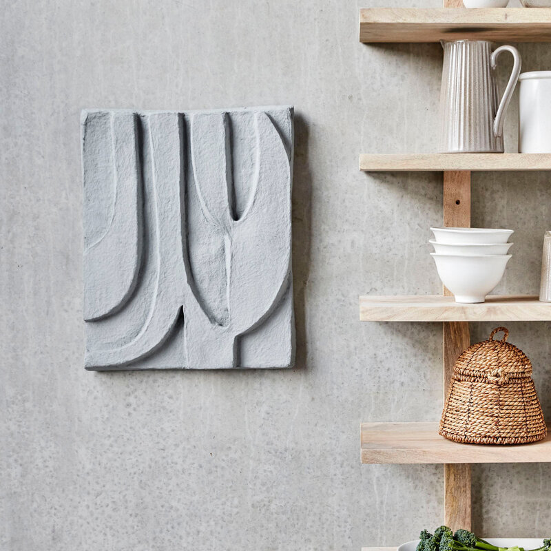 House Doctor-collectie Wandkunst, HDMachie, Grijs