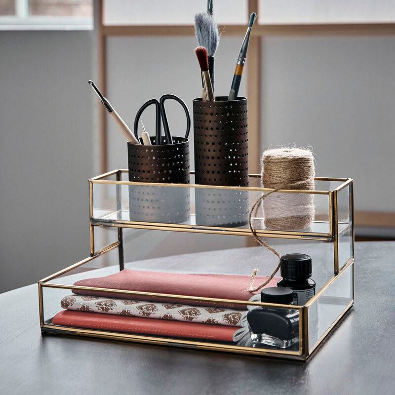 House Doctor-collectie Organiser, HDArca, Messing