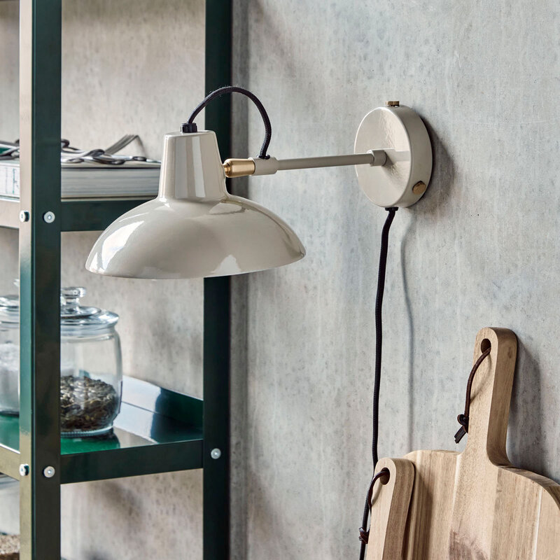 House Doctor-collectie Wandlamp Desk Grijs